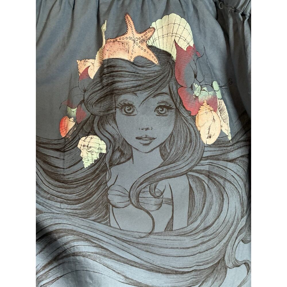 Disney Parks Ariel Off Shoulder Blouse Women’s XL Smocked Boho Cottagecore Vaca - Picture 3 of 9